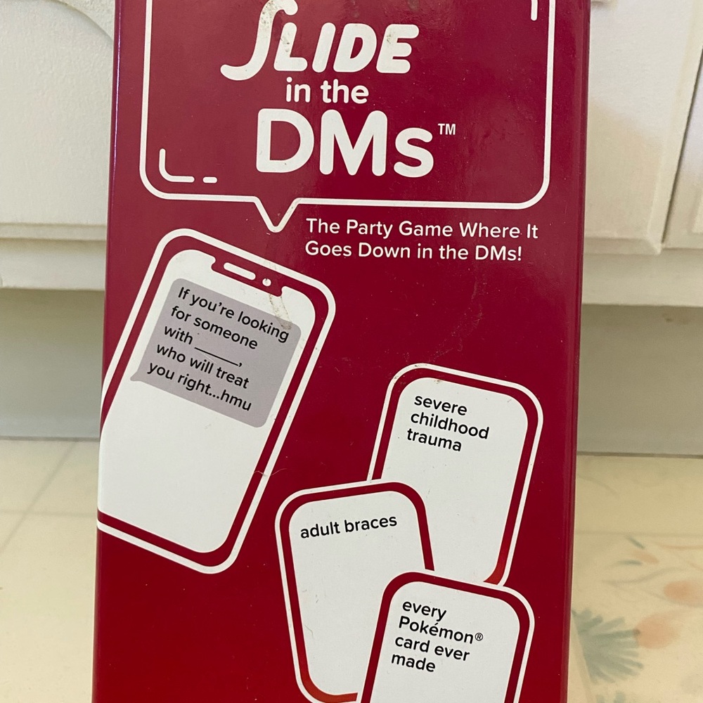 Slide in the DM‘s adult party game